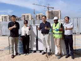 力鼎環(huán)保在迪拜！力鼎清道夫立足中國(guó)，走向世界